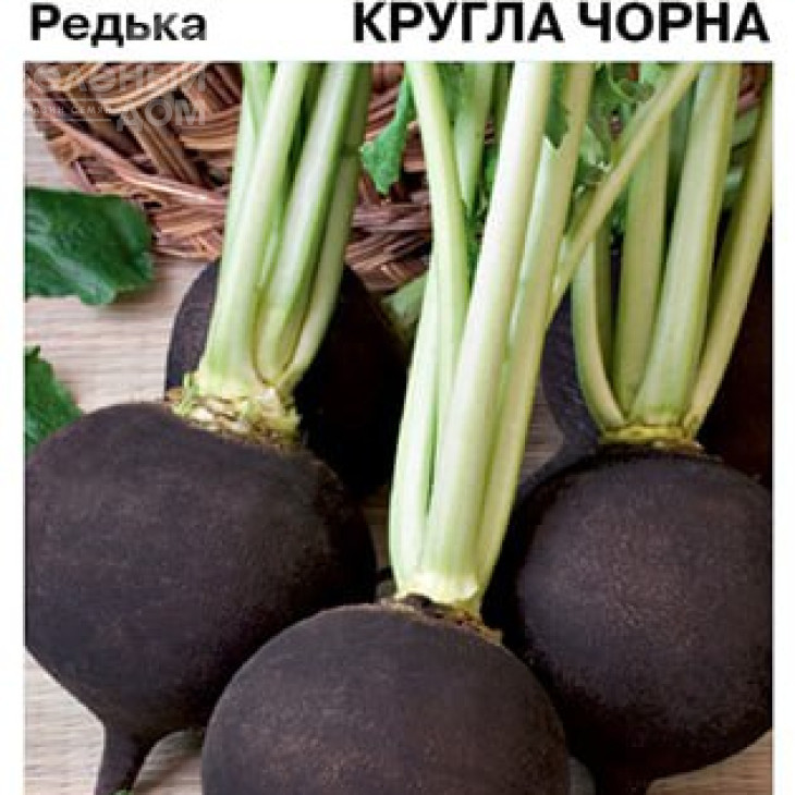 Кругла чорна / Round black фото 1
