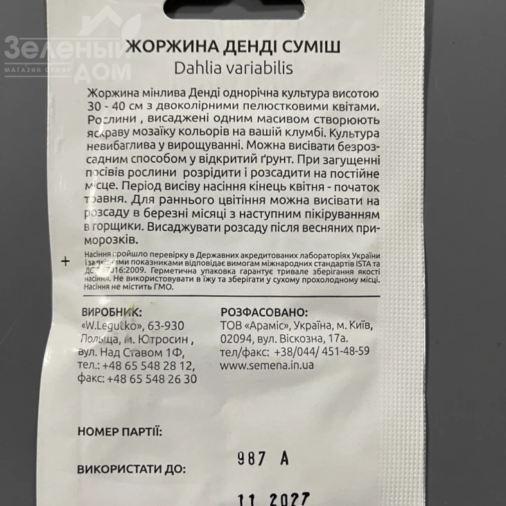 Георгина Денди (смесь) фото 2