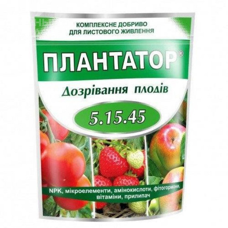 Плантатор 5+15+45 / Plantator 5+15+45 - дозрівання плодів фото 1