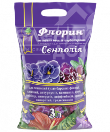 Субстрат для рослин Флорин Сенполія / поживний субстрат купити оптом і в роздріб в Україні за вигідною ціною