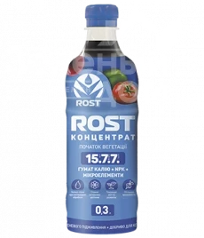 Органо-минеральные удобрения Рост Концентрат 15-7-7 / Rost Koncentrat 15-7-7 купить оптом и в розницу в Украине по выгодной цене