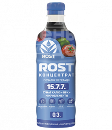 Органо-мінеральні добрива Рост Концентрат 15-7-7 / Rost Koncentrat 15-7-7 купити оптом і в роздріб в Україні за вигідною ціною