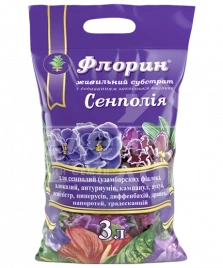 Субстрат для растений Флорин Сенполия / питательный субстрат купить оптом и в розницу в Украине по выгодной цене