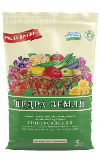 Щедра земля / субстрат універсальний фото 1